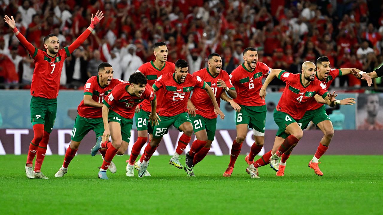 المغرب فى ربع نهائي كأس العالم قطر 2022
